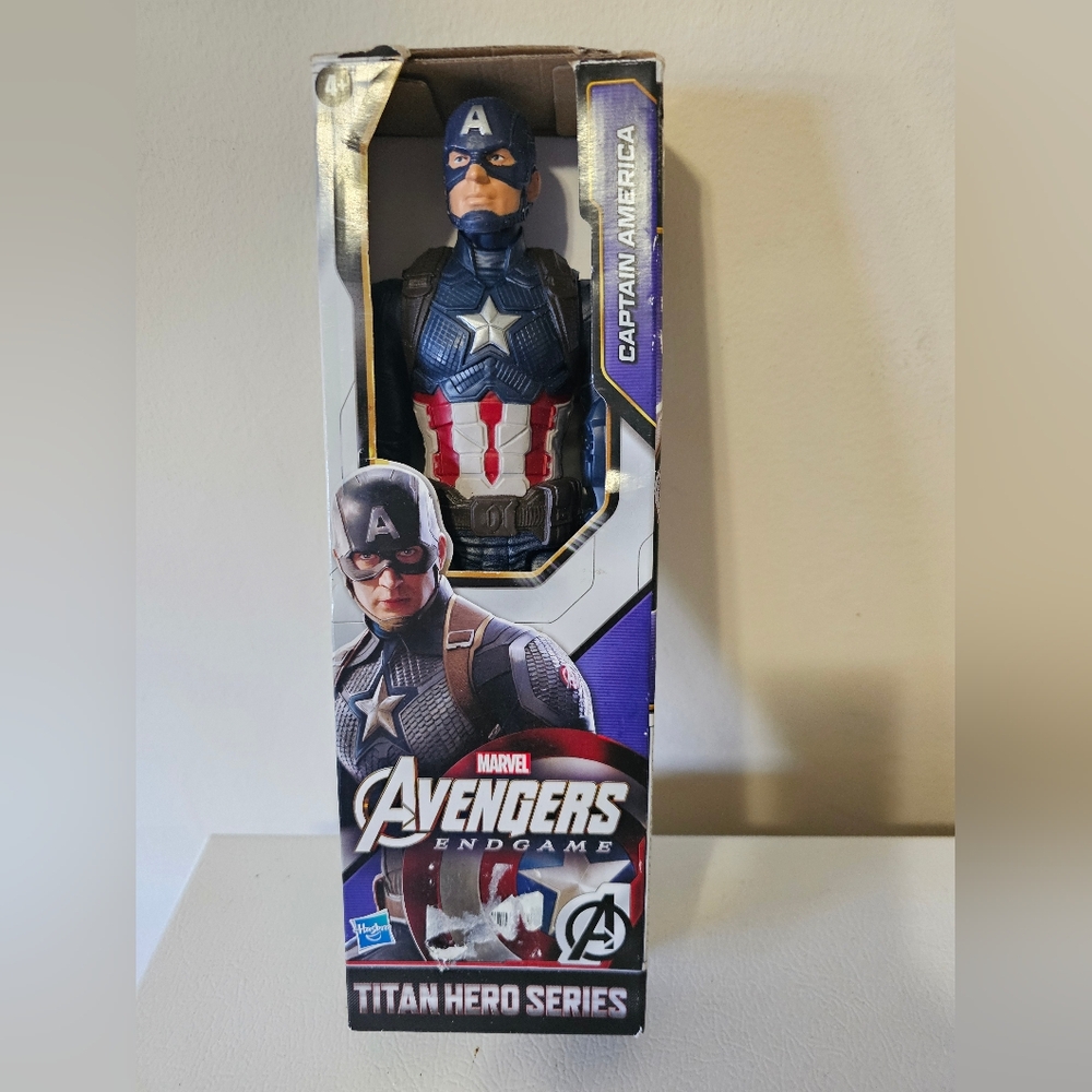 Marvel Avengers Endgame Captain America 12" Titan Heroes Series Figure